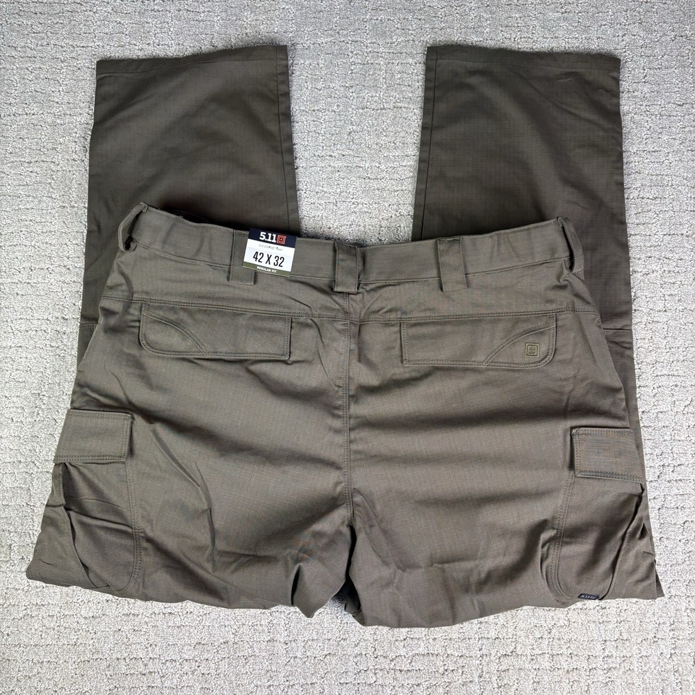 NWT 5.11 Stryke TDU Flex-Tac Ripstop Mens 42 x 32 Cargo Pants Olive Green